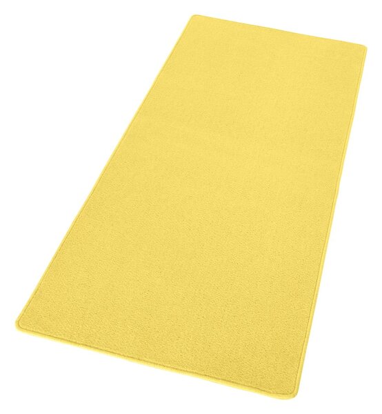 Žlutý běhoun Hanse Home Fancy, 80 x 300 cm