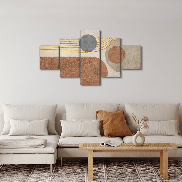 Obraz - Moderní koláž (125x70 cm)