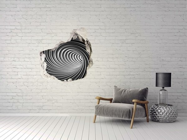 Samolepící díra zeď 3D Abstrakce vír nd-p-86218729
