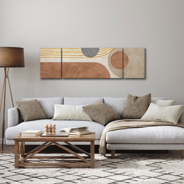 Obraz - Moderní koláž (170x50 cm)