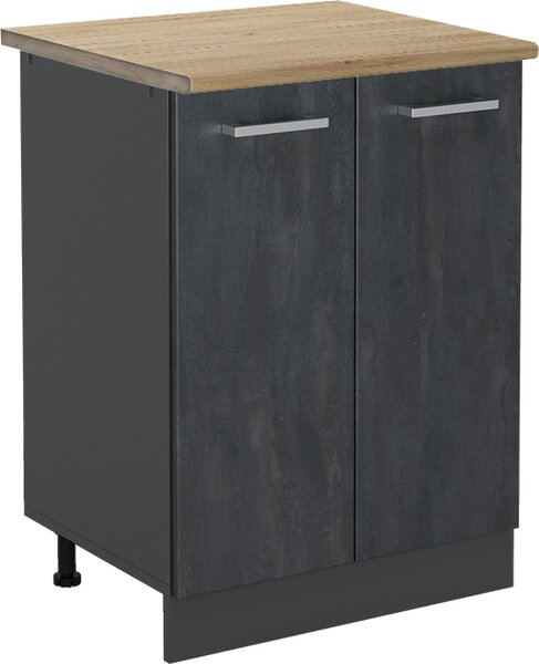 Spodní skříňka kuchyňské linky Vicco R-Line Černý beton/antracit 60 cm PD Dub, Model 47472