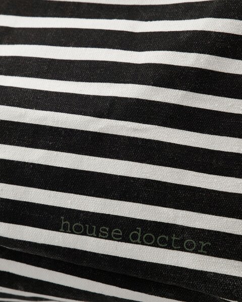 Úložný textilní box Canva Black/Off-white