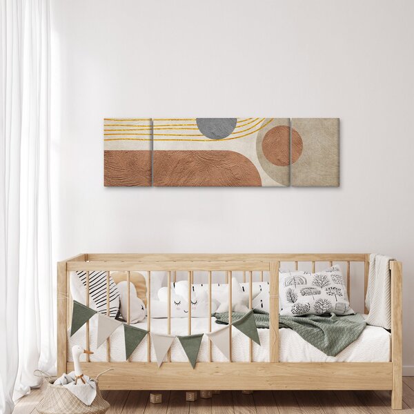 Obraz - Moderní koláž (170x50 cm)