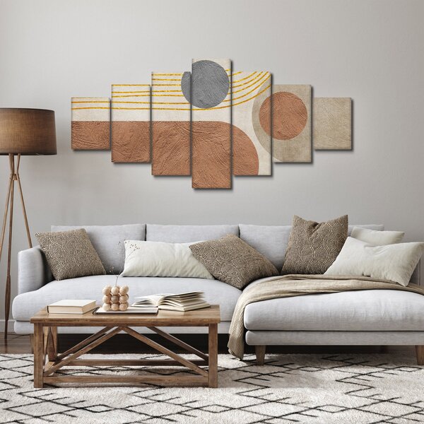 Obraz - Moderní koláž (210x100 cm)