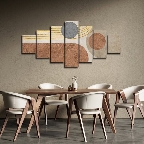 Obraz - Moderní koláž (210x100 cm)
