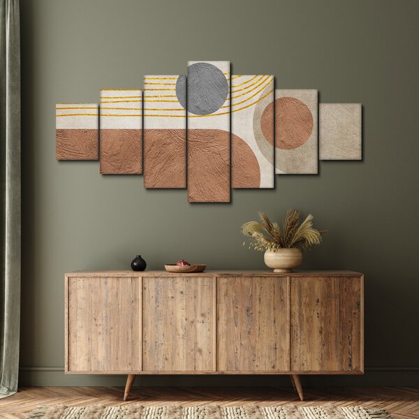 Obraz - Moderní koláž (210x100 cm)