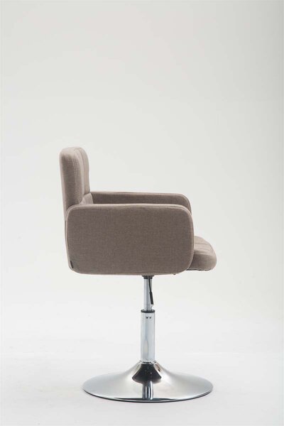 Křeslo L.A. Lounger látka - Šedo-hnědá (Taupe)