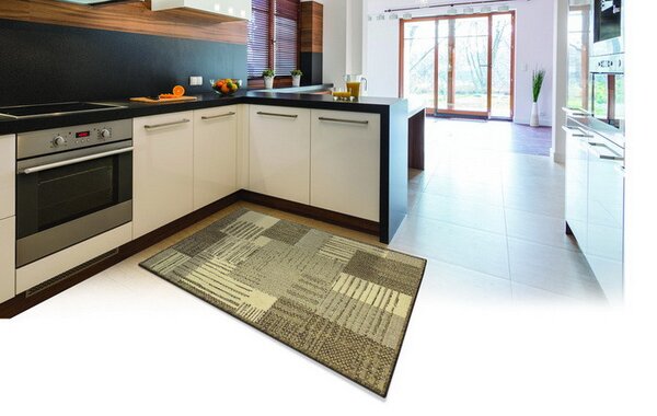 Oriental Weavers, Kusový koberec SISALO/DAWN 706/J84N – na ven i na doma, 66x120, béžová, chodba / předsíň