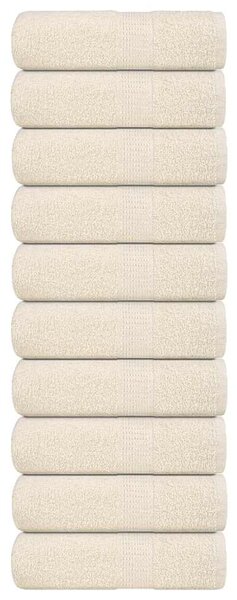 Ručníky pro hosty FROGN 10 ks krémové 30x50 cm 360 g/m² 136997