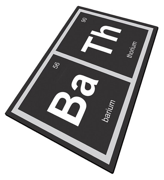 Černá koupelnová předložka 70x120 cm Barium – Foutastic