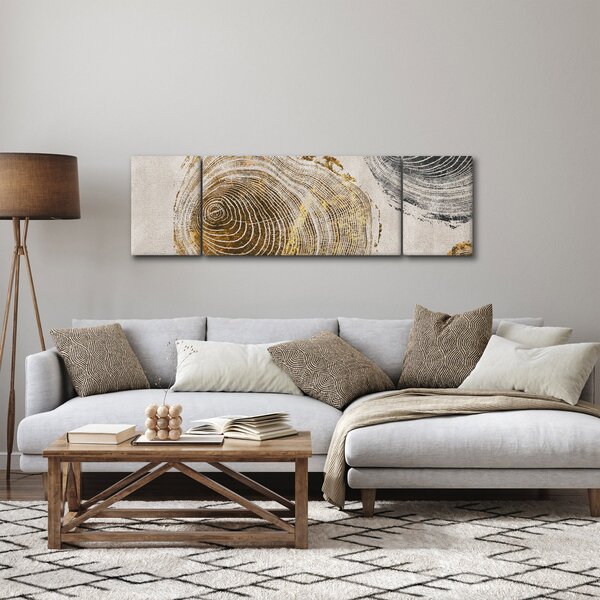 Obraz - Abstrakce kmenů (170x50 cm)