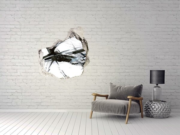 Samolepící díra zeď 3D Baletka nd-p-87232459