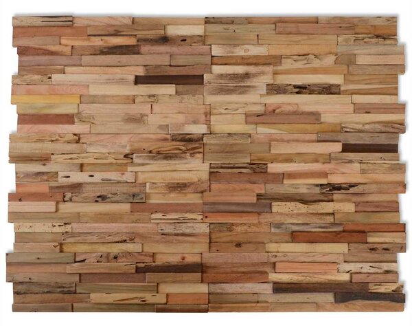 Nástěnné obkladové panely 10 ks 1,03 m² recyklovaný teak 326170
