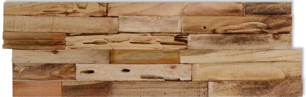 Nástěnné obkladové panely 10 ks 1,03 m² recyklovaný teak 326170