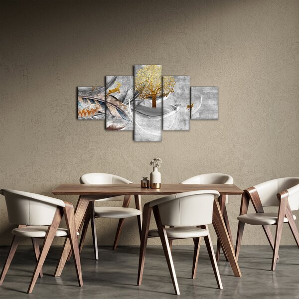 Obraz - Koláž (125x70 cm)