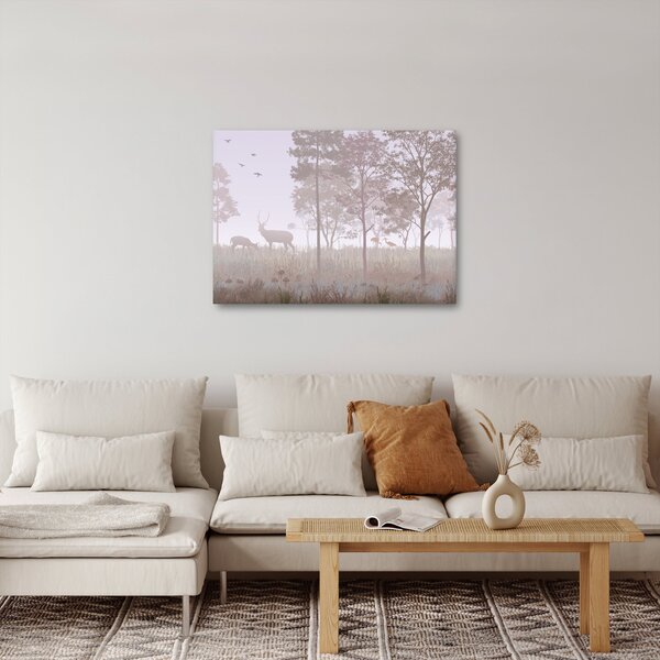 Obraz - Lesík, jednobarevný (70x50 cm)