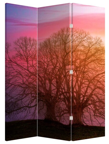 Paraván - Strom v mlze (126x170 cm)
