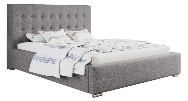 Čalouněná postel BED 2 120x200 šedá