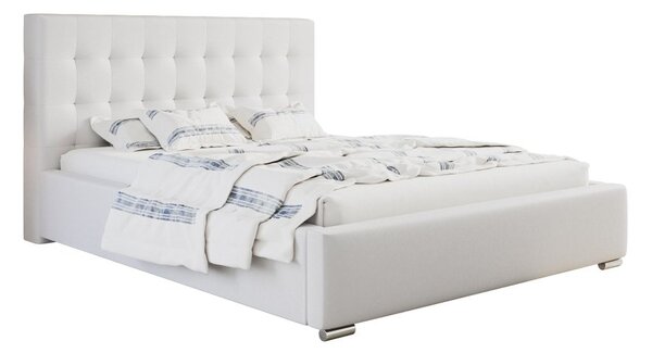 Čalouněná postel BED 2 120x200 bílá