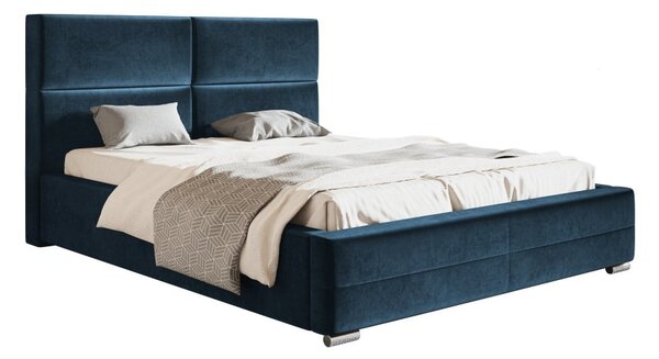 Čalouněná postel BED 3 120x200 modrá