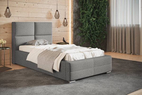 Čalouněná postel BED 3 90x200 Inari šedá