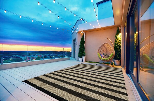 Diamond Carpets India, Ručně vázaný kusový koberec MCK Natural 2264 Multi Colour, 120x170, hnědá, ložnice
