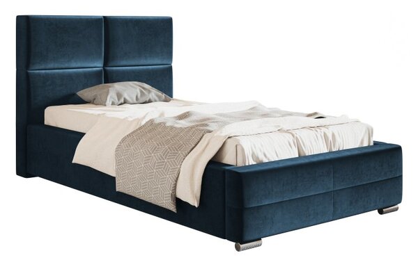 Čalouněná postel BED 3 90x200 modrá