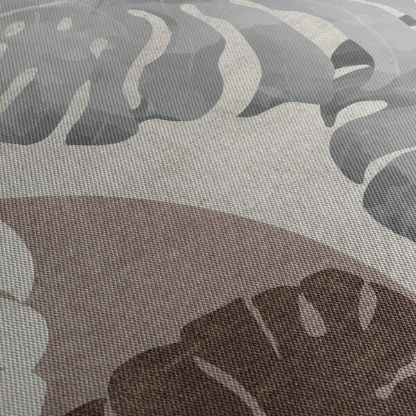 Obraz - Design s listy (210x100 cm)