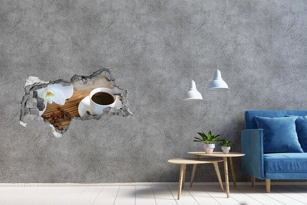 Nálepka 3D díra Šálek kávy nd-b-63333630