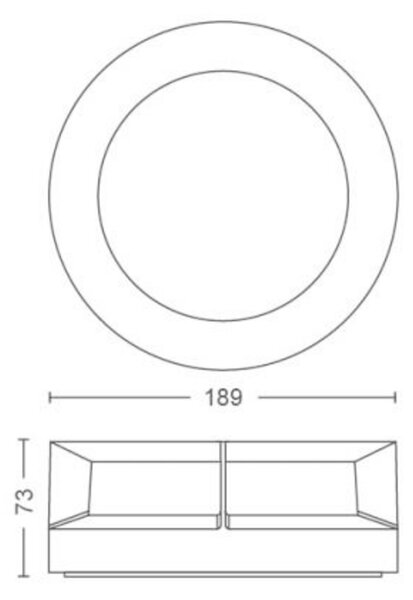 Philips LED Venkovní nástěnné svítidlo Actea 17390/30/P0 černé 2700K