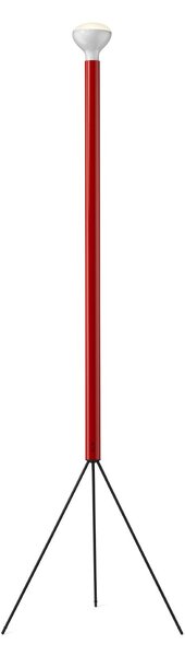 Flos F3772035 Luminator, nadčasová stojací lampa se stmívačem, 1x105W E27, červená, výška 189cm