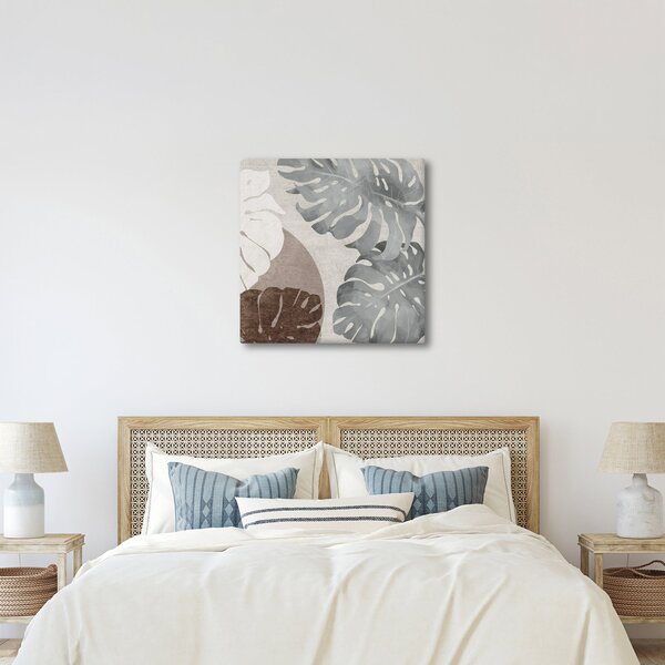 Obraz - Design s listy (30x30 cm)