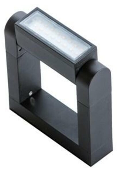 LED Venkovní nástěnné svítidlo AZzardo Frame wall dark grey AZ2132 8W 800lm 3000K IP54 18,5cm tmavě šedé