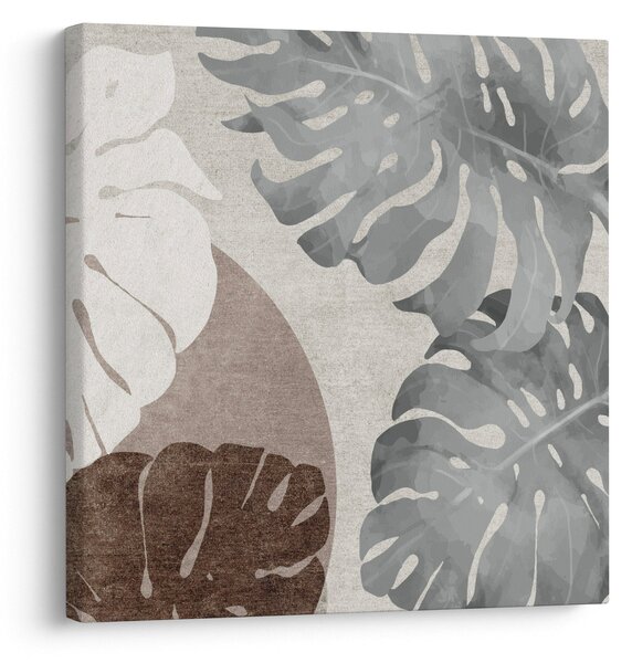 Obraz - Design s listy (30x30 cm)