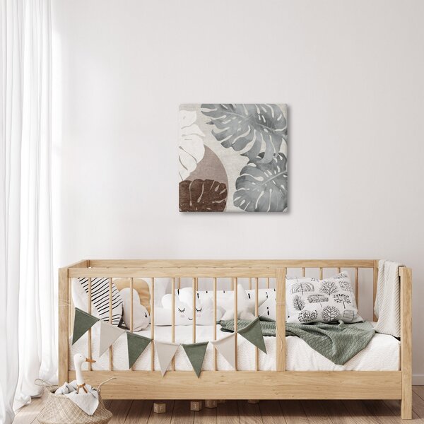 Obraz - Design s listy (30x30 cm)