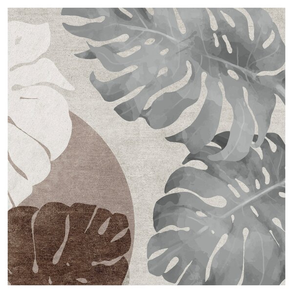 Obraz - Design s listy (30x30 cm)