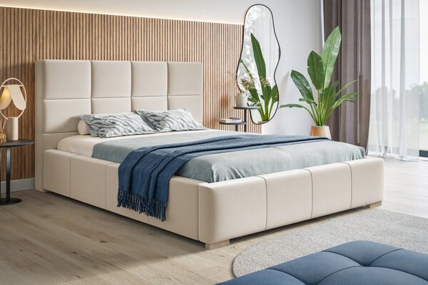 Čalouněná postel BED 7 120x200 béžová