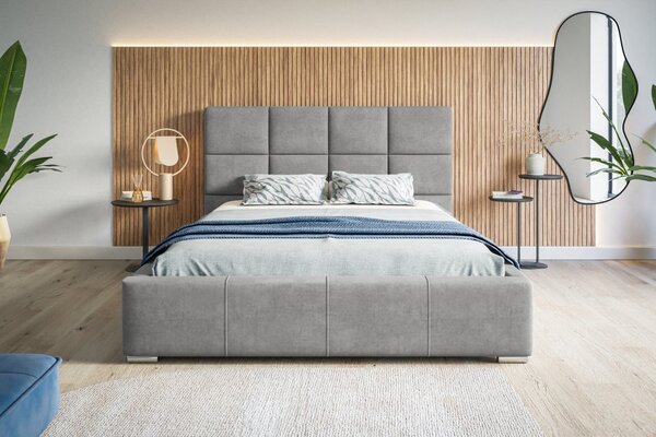 Čalouněná postel BED 7 120x200 šedá