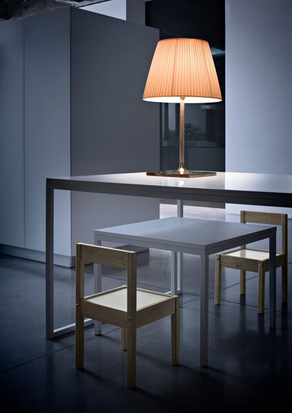 Flos F6303007 KTribe T2, designová stolní lampa se stmívačem, 1x105W E27, světle hnědý textil, výška 69cm