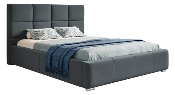 Čalouněná postel BED 7 120x200 tmavě šedá