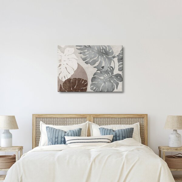 Obraz - Design s listy (70x50 cm)
