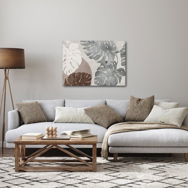 Obraz - Design s listy (70x50 cm)