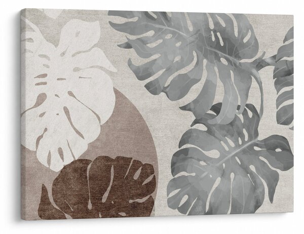 Obraz - Design s listy (70x50 cm)