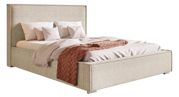 Čalouněná postel BED 8 120x200 světle béžová