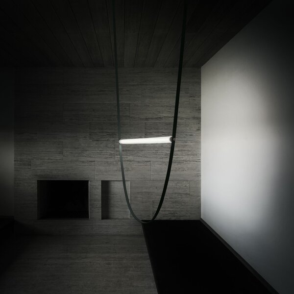 Flos F9520039 Wireline, zelené designové svítidlo, 45W LED 2700K, délka max 295+130cm