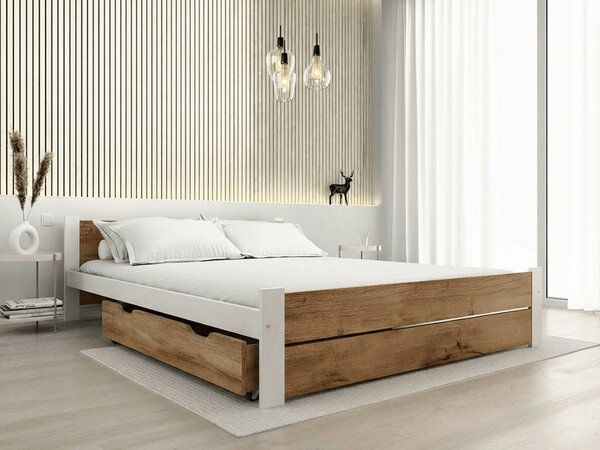 Úložný box pod postel 98 cm, dub artisan