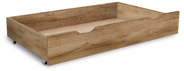 Úložný box pod postel 98 cm, dub artisan