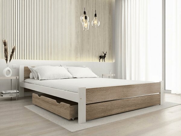 Úložný box pod postel 98 cm, dub sonoma