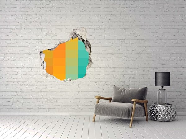 Fototapeta díra na zeď Barevné čtverce nd-p-49438742