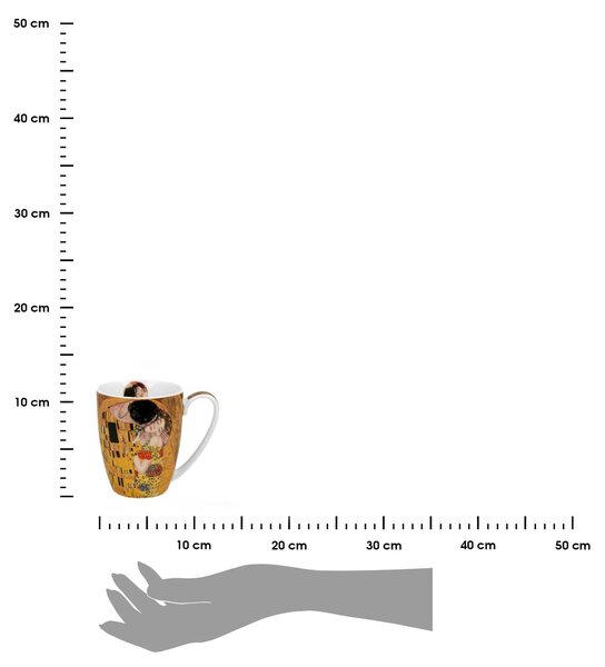 Porcelánový hrnek Klimt The Kiss 350 ml